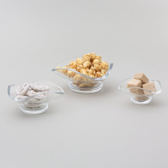 SIN Urch Glass Decorative Bowls (Set of 3) Versatile Stylish and Functional NIB - Picture 3 of 9